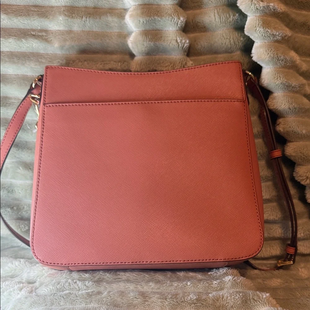 NWT! Michael Kors Jet Set Travel Large Messenger Leather Crossbody Bag - Picture 3 of 13